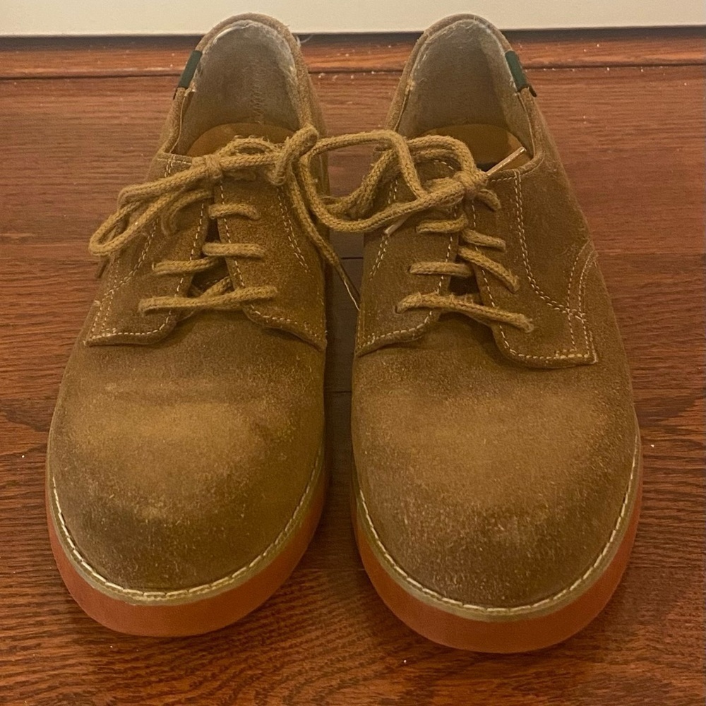 G.H. Bass Oxford Shoes Sz 6 Brown Suede Leather Vintage Lace Up “Dirty Bucks”